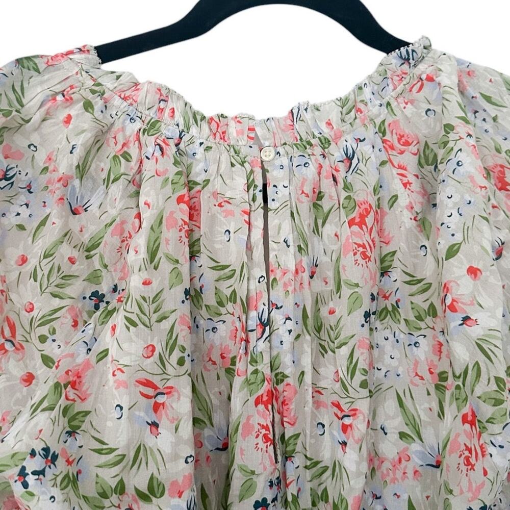 The Great Moonstone Ivory Floral Long Sleeve Boho Midi Dress Size 4 Cottagecore - Picture 6 of 11